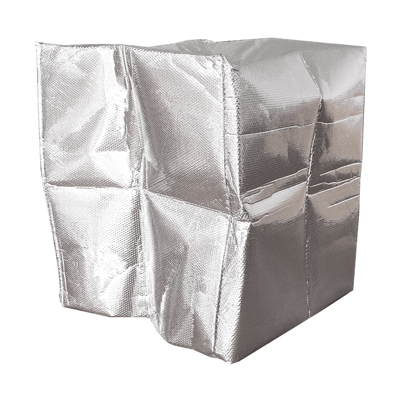 Copertura per pallet in foglio di alluminio a bolle